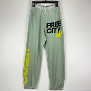 Free City Lets Go OG SuperVintage Texas Storm Sweatpants Women’s Sz XS-XL New